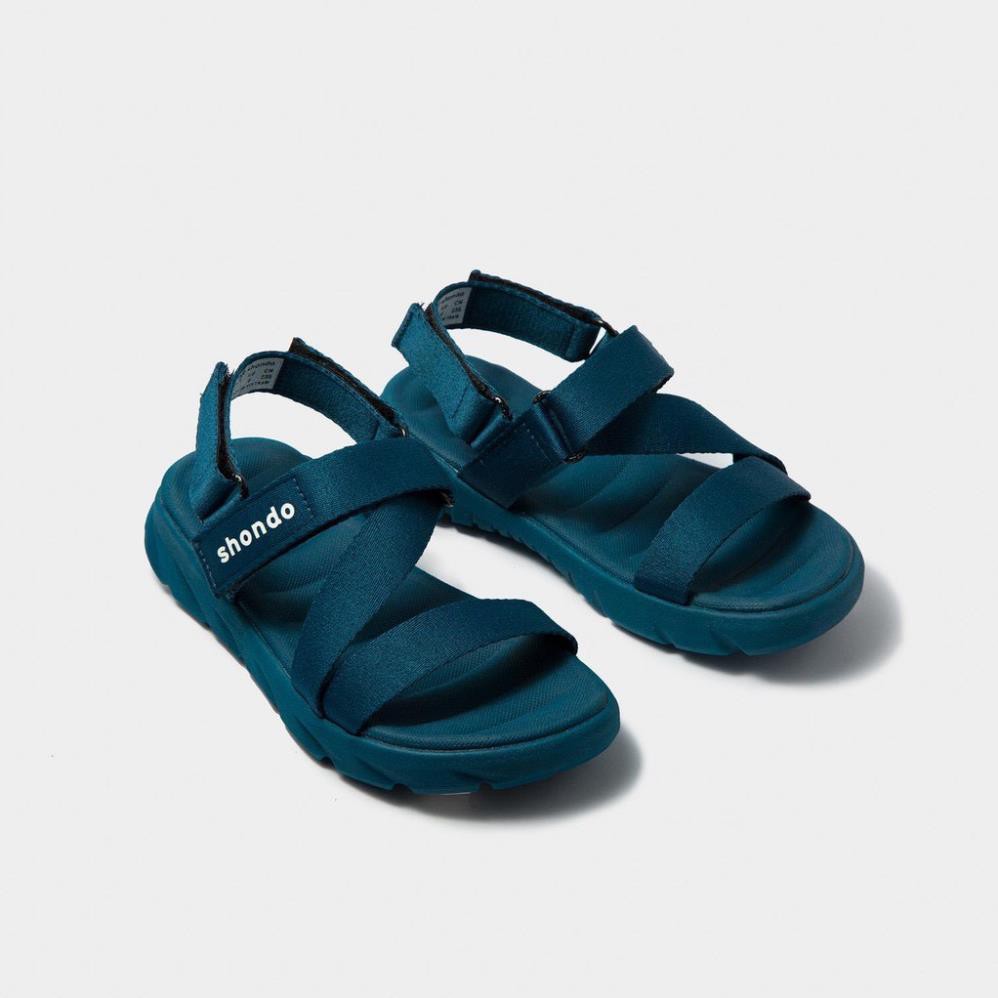 ( SOdeep) Giày Sandals Màu Xanh SHONDO|Shat F6 Sport - F6S303 *