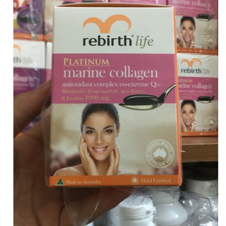Viên nang Collagen Rebirth Platinum Marine 60 viên