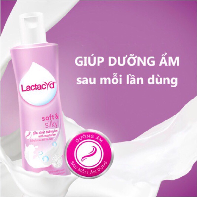 Dung dịch vệ sinh phụ nữ LACTACYD: Soft & silky / Pro-Sensitive 150ml