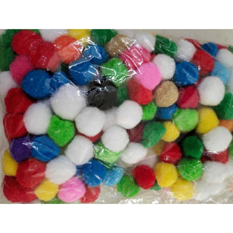 Hạt pom pom 1 bịch nhiều màu