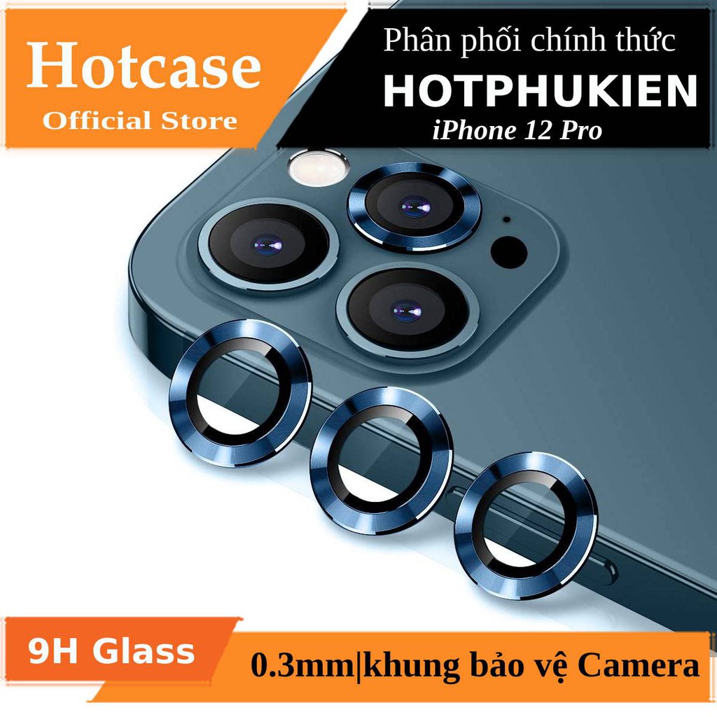 Bộ miếng dán kính cường lực HOTCASE Kuzoom bảo vệ Camera cho iPhone 12 Pro / 11 Pro / 11 Pro Max chụp hình sắc nét