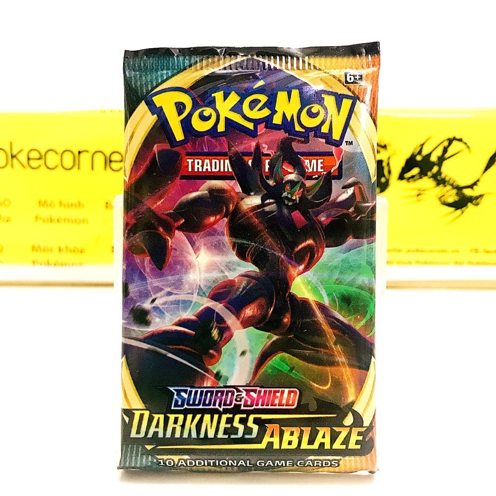 (siêu rẻ) Gói thẻ bài Pokemon TCG Booster Pack Darkness Ablaze SS3 Chính Hãng, Mới 100% (Art Ngẫu Nhiên) - PokeCorner