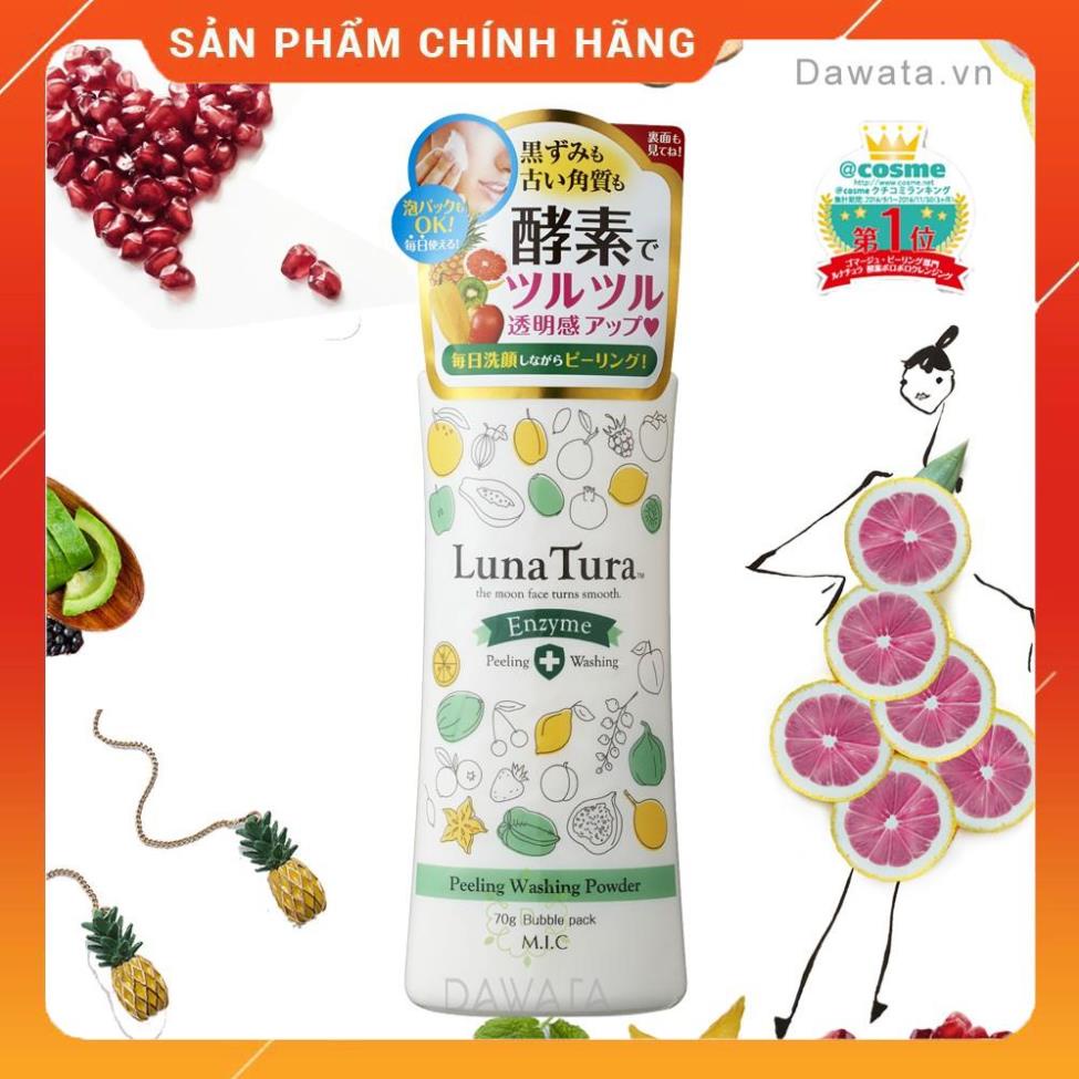 [CHÍNH HÃNG][QUÀ][NỘI ĐỊA NHẬT] BỘT RỬA MẶT DƯỠNG TRẮNG DA LUNA TURA ENZYME PEELING WASHING POWDER -MICCOSMO