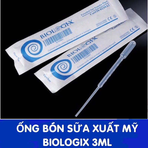 Ống hút sữa, bón sữa xuất Mỹ cho bé uống sữa, thuốc 3ML