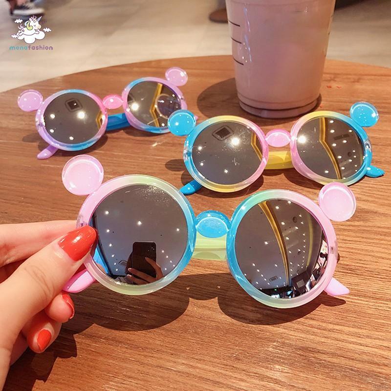 Kính Mát Chống Tia Uv400 Trang Trí Dễ Thương Cho Bé