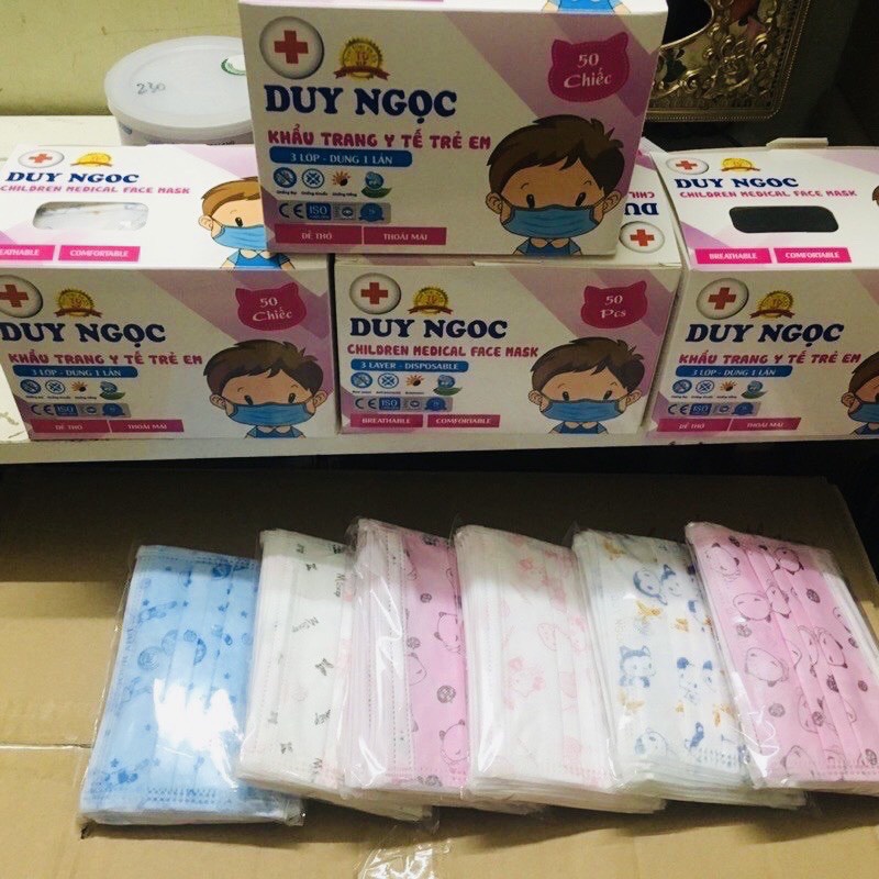 Khẩu Trang Trẻ Em DUY NGỌC Mask Kids-Duy Ngọc Official
