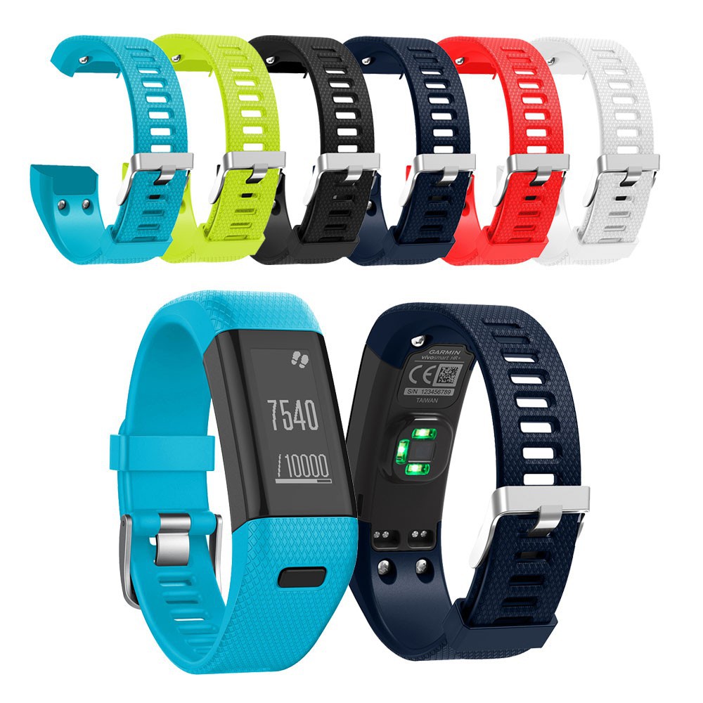 Dây đeo silicon cho đồng hồ thông minh Garmin vivosmart HR Plus / HR +