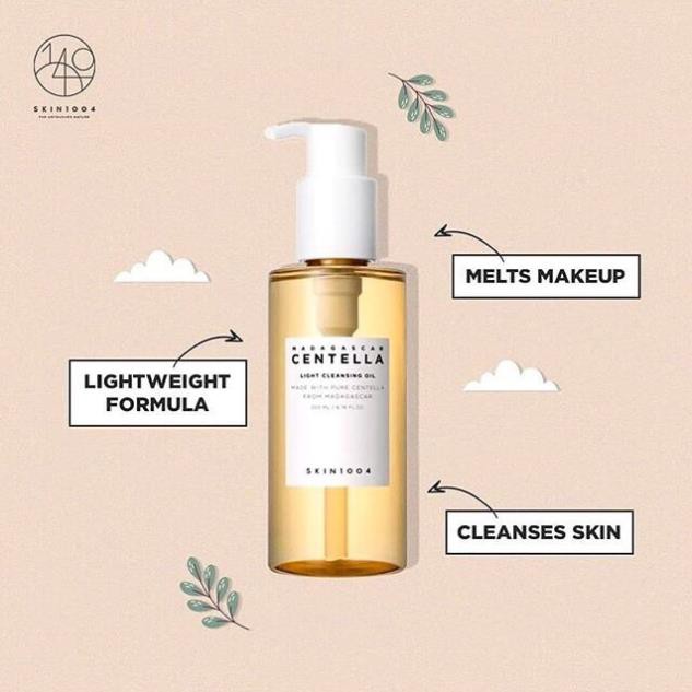 Dầu Tẩy Trang Dịu Nhẹ Chiết Xuất Rau Má Skin1004 Madagascar Centella Cleansing Oil 200ml