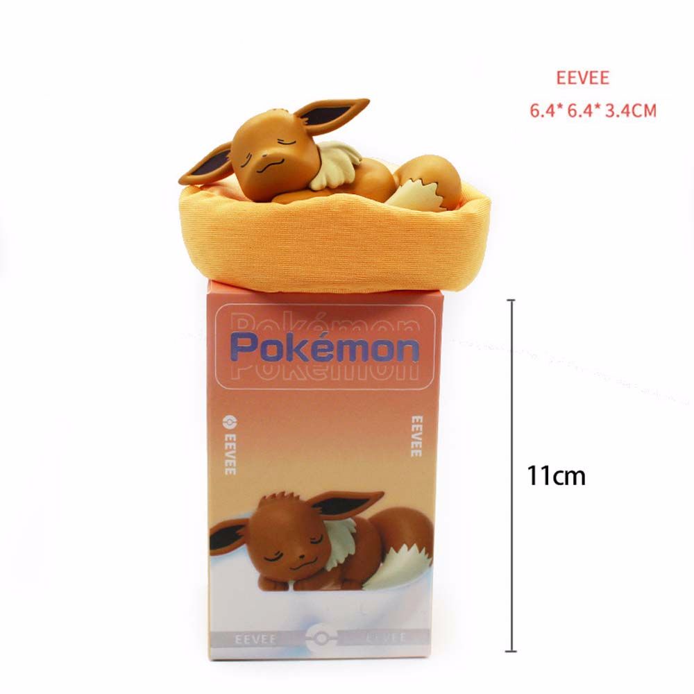 Mô hình nhân vật hoạt hình pokemon đang ngủ dễ thương