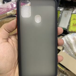Ốp Samsung M30S viềng dẻo lưng nhám