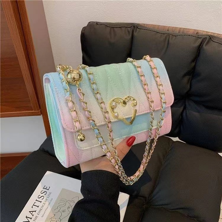 Túi Đeo Chéo Vai Họa Tiết Hình Thoi Mẫu Thời Trang Cao Cấp Sành Điệu Cho Nữ