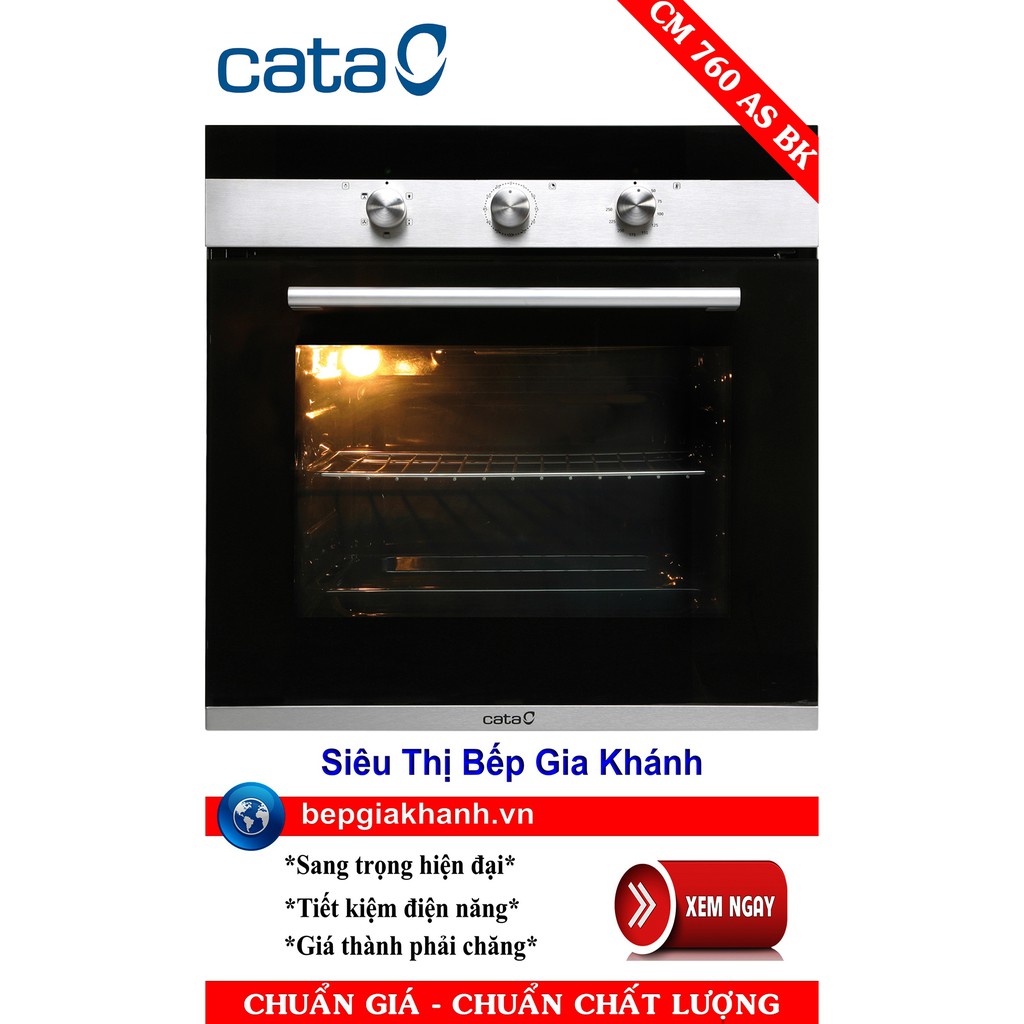 Lò nướng âm tủ Cata CM 760 AS BK