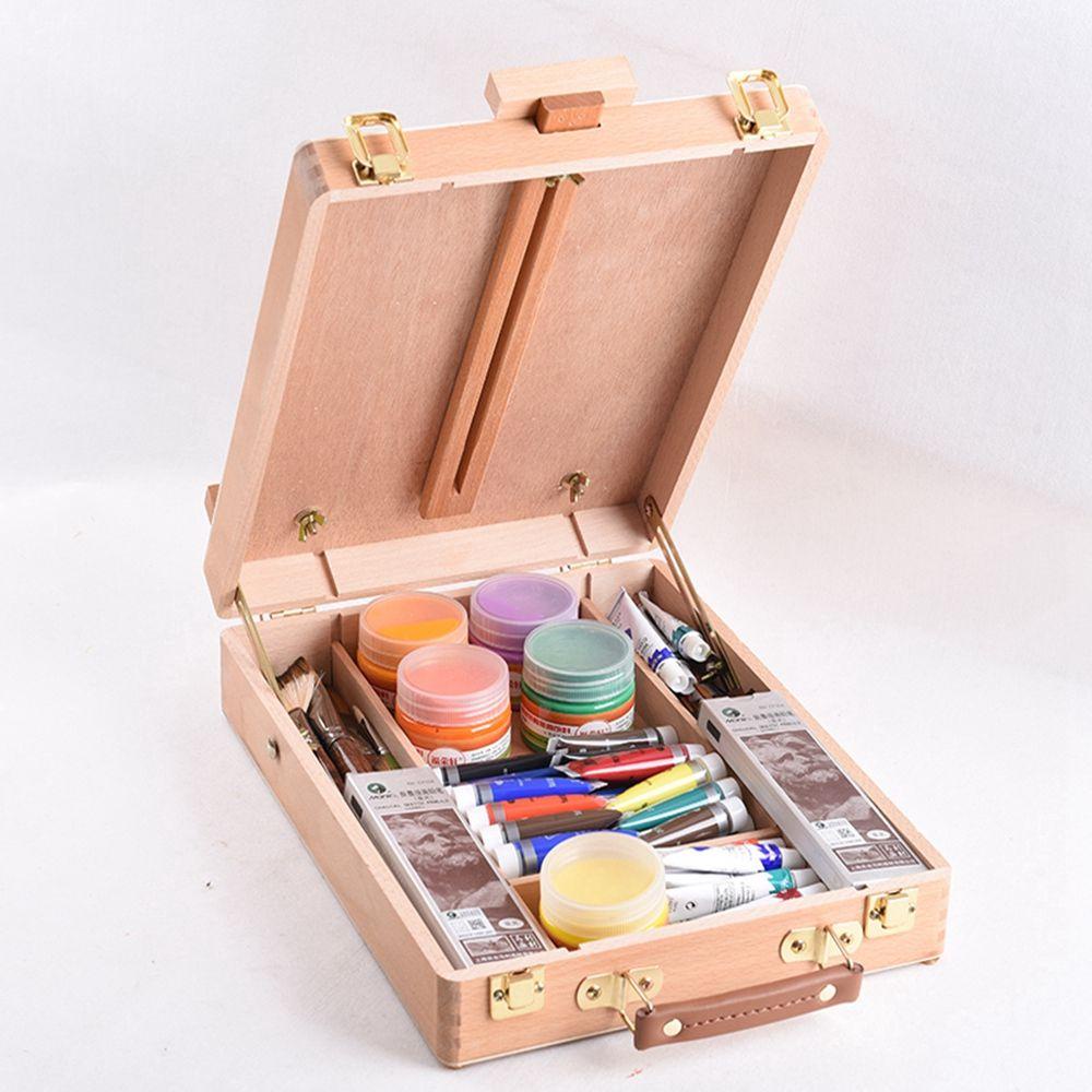 Giá Đỡ Tranh Vẽ Để Bàn Bằng Gỗ Sồi Độc Đáo