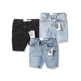 Quần short jeans nam trơn defoxx 3 màu | lastore menswear
