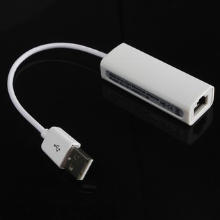 Cáp chuyển USB sang LAN trắng