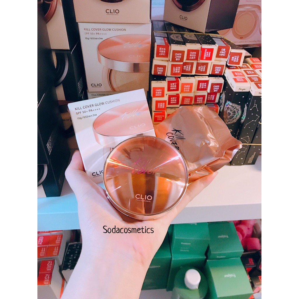 SET PHẤN NƯỚC CLIO KILL COVER GLOW CUSHION