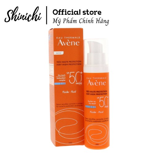 [CHÍNH HÃNG] Kem Chống Nắng – AVENE VERY HIGH PROTECTION FLUIDE SPF 50+ Da nhạy cảm (Shinichi_Cosmetic117)