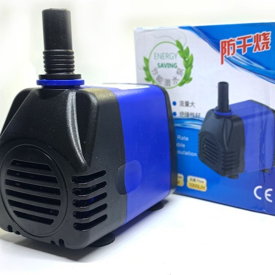 Bơm quạt điều hòa 16w bơm tự ngắt màu xanh - Bơm chìm  nguồn điện 220v bơm nước bể cá hòn non bộ công suất 16W
