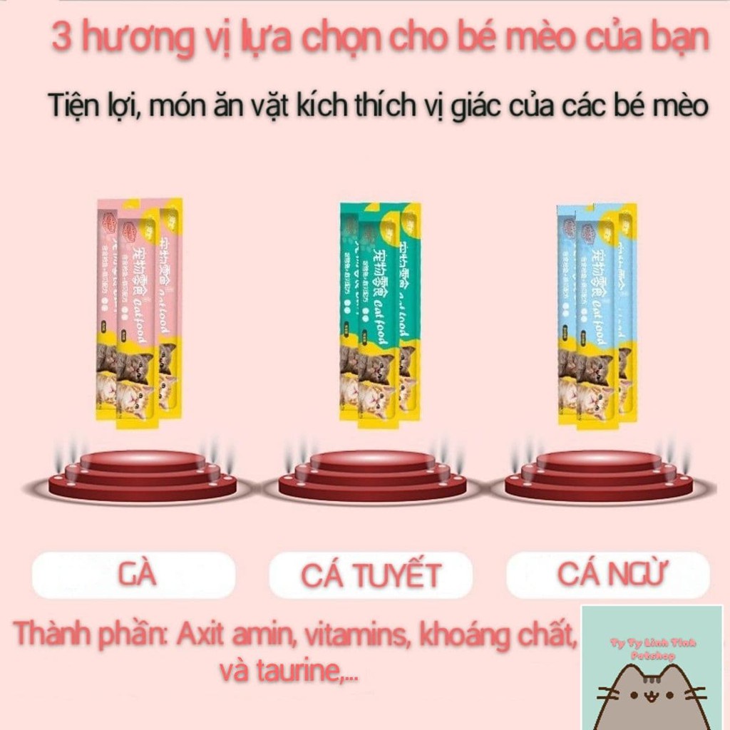 Súp thưởng Cat Food cho mèo thanh 15g