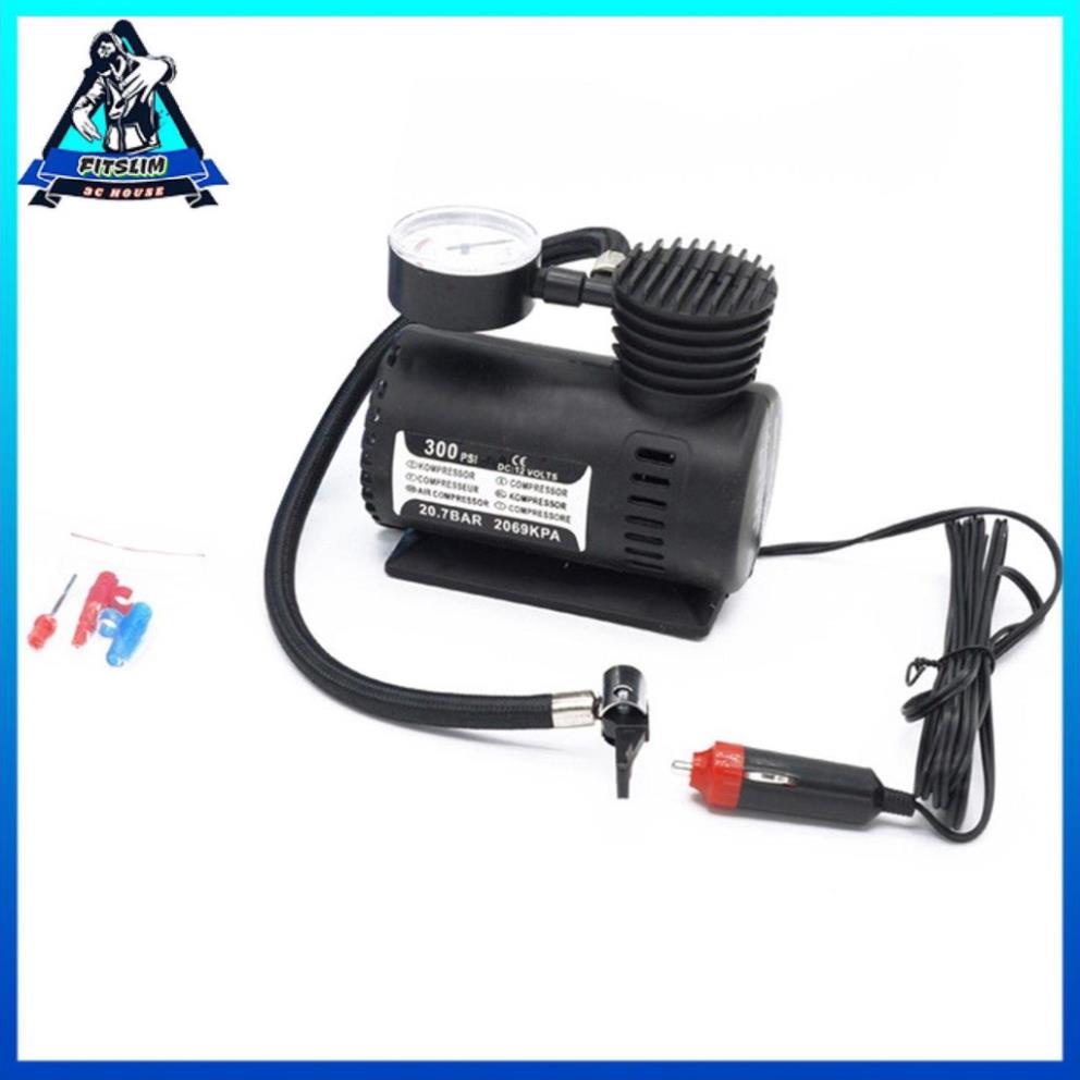 Máy Bơm,bơm lốp ô tô,xe máy mini 12V Heavy Duty Air Compressor 120W chính hãng (BH6T)