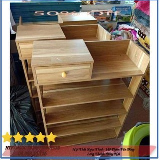 💥RẺ VÔ ĐỊCH 💥 KỆ ĐỂ GIÀY GỖ 5 TẦNG 80x60x25cm