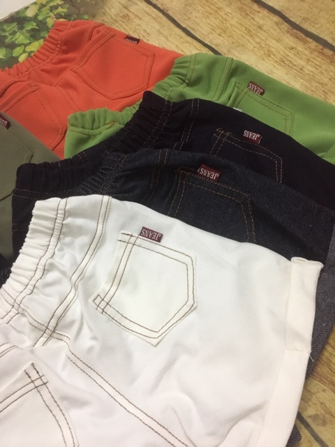 Quần giả jeans đùi cho bé 8-20kg