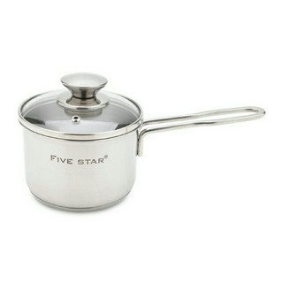 Nồi Quấy Bột Inox FIVE STAR 3 Đáy 12cm [Sử dụng đặc biệt với bếp từ]