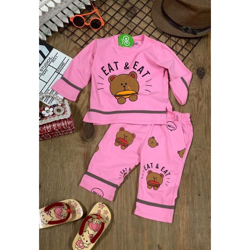 Bộ Gấu cute hàng Sumi kids