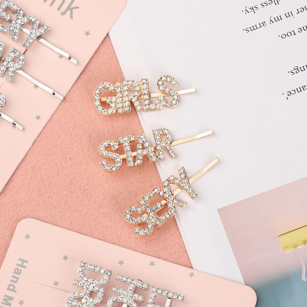 Set 3 Kẹp Tóc Kim Loại Xinh Xắn Cho Nữ