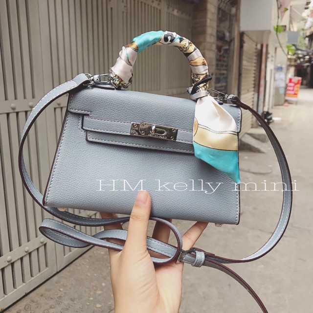 Túi kelly xanh pastel