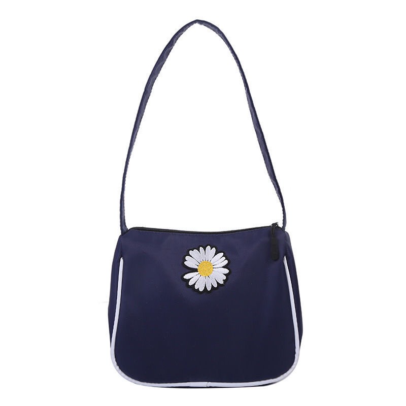 RX122 - Túi mini hoa cúc thêu, túi vải xinh hàng sẵn giá hạt dẻ