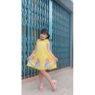 Đầm voal dập ly Sofia ( size đại).