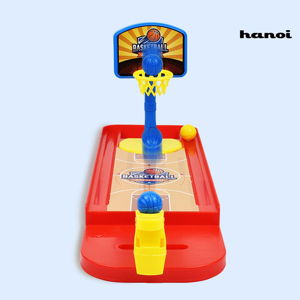 [QL]Mini Desktop Basketball Shooting Toy Pinball Launcher Game Kids Educational Gift