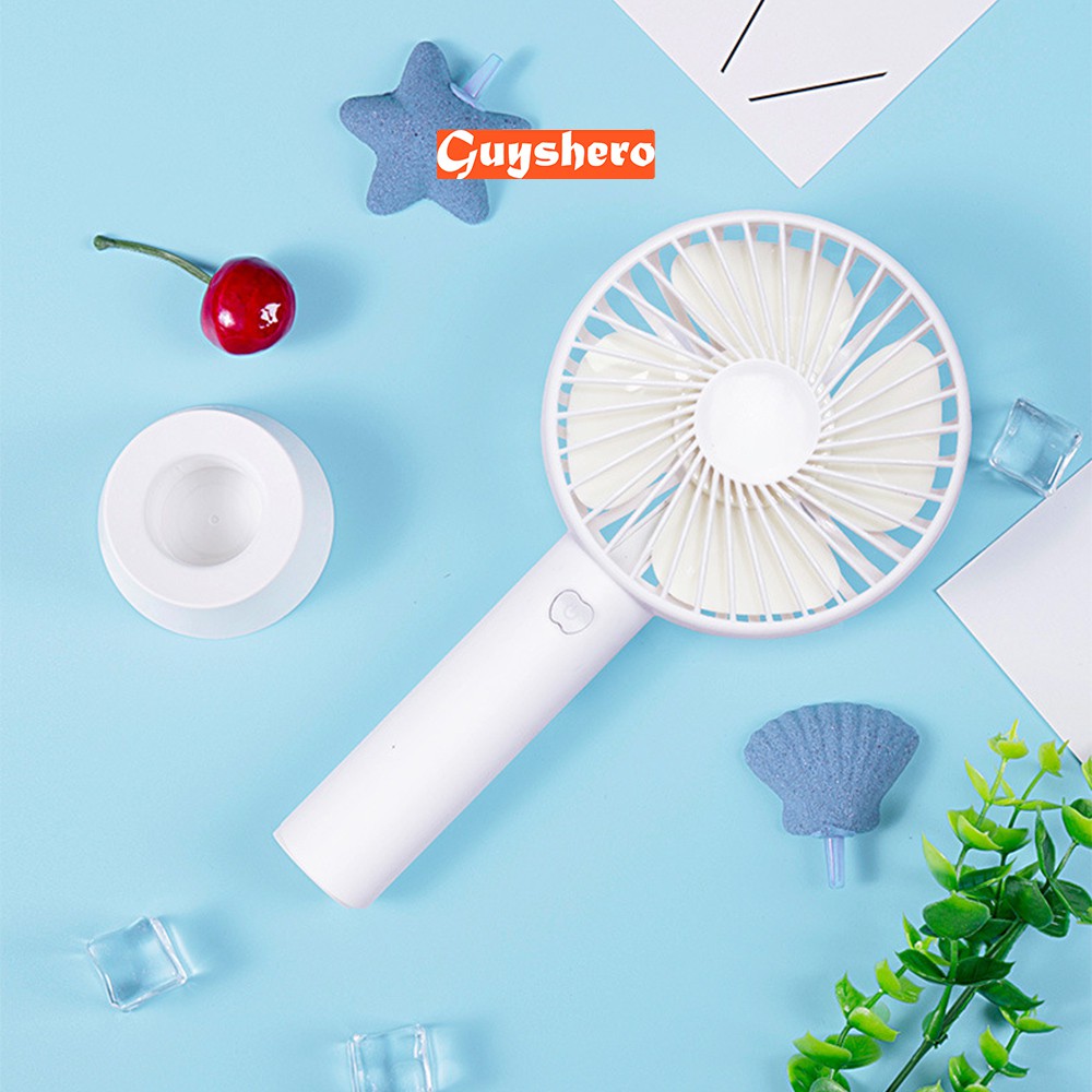 Quạt mini quạt cầm tay nhỏ gọn tiện dụng với tuổi thọ pin dài | BigBuy360 - bigbuy360.vn