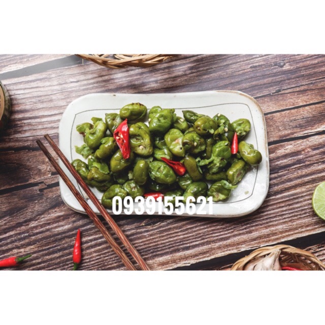 (Ship TPHCM) Cà na đập dập kèm muối ớt