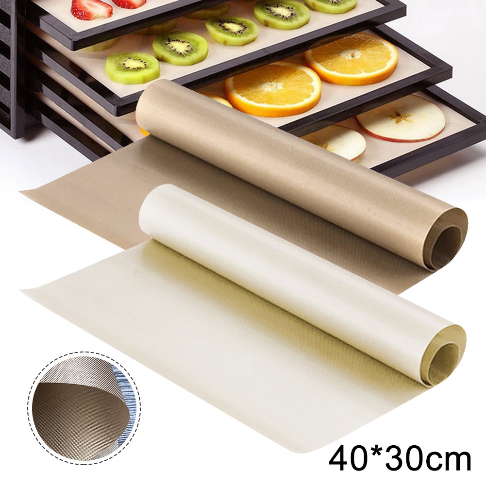 Tấm lót nướng bánh chống dính có thể tái sử dụng chịu nhiệt độ cao 40x30cm tiện lợi