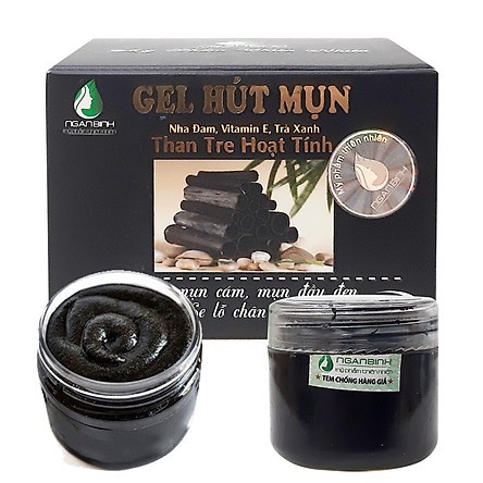 Gel hút mụn đầu đen than hoạt tính Ngân Bình