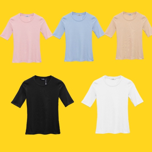 Áo thun nữ thu đông YODY cổ tròn tay lỡ vải Cotton nhung co giãn, form trẻ trung,, năng động, thanh lịch ATN4272