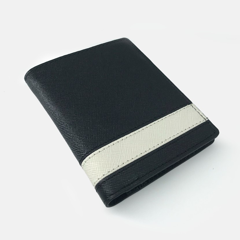 Ví Da Nam Cosmos Saffiano Bóp Da Cao Cấp Chống Thấm Nước Unisex Nam Nữ HEKI