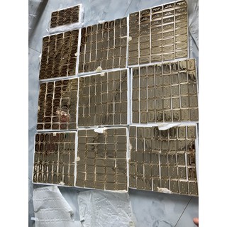 Mạc MK chữ nhật trang trí túi