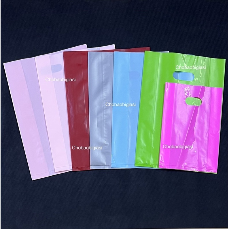 {Giá sỉ 10kg/size} Túi PE xoài màu bóng dẻo dai đủ màu (T-S-Đ-X-N-C) - đủ size, hàng chất lượng loại 1 (SP y hình)