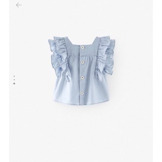 Áo Zara denim bé gái