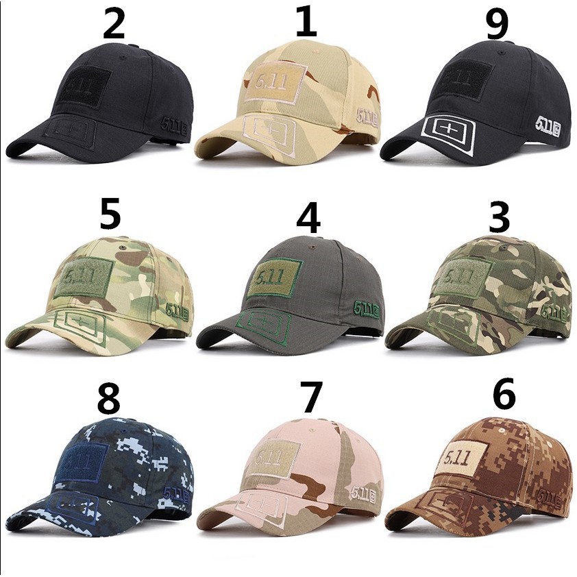 Outdoor Sport Caps Camouflage Hat Baseball Caps Simplicity 511 Tactical Army Camo Cap Hats Lagogo