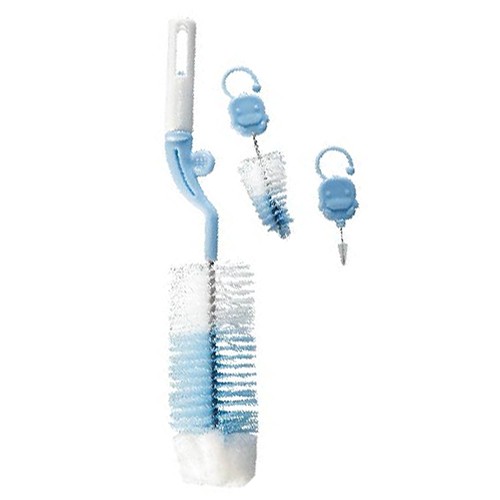 [FREESHIP ĐƠN TỪ 50K] Bộ cọ rữa bình sữa ku.ku duckbill Ku5358 (3 cây)