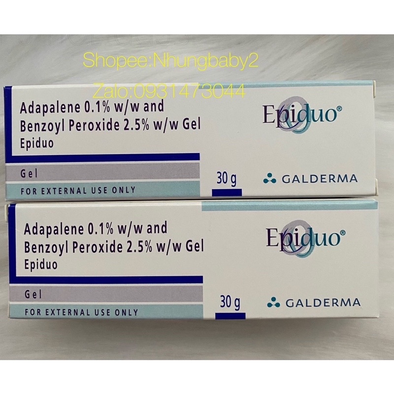 Kem dưỡng Epìduo gel (30g) giảm mụn {ấn độ}