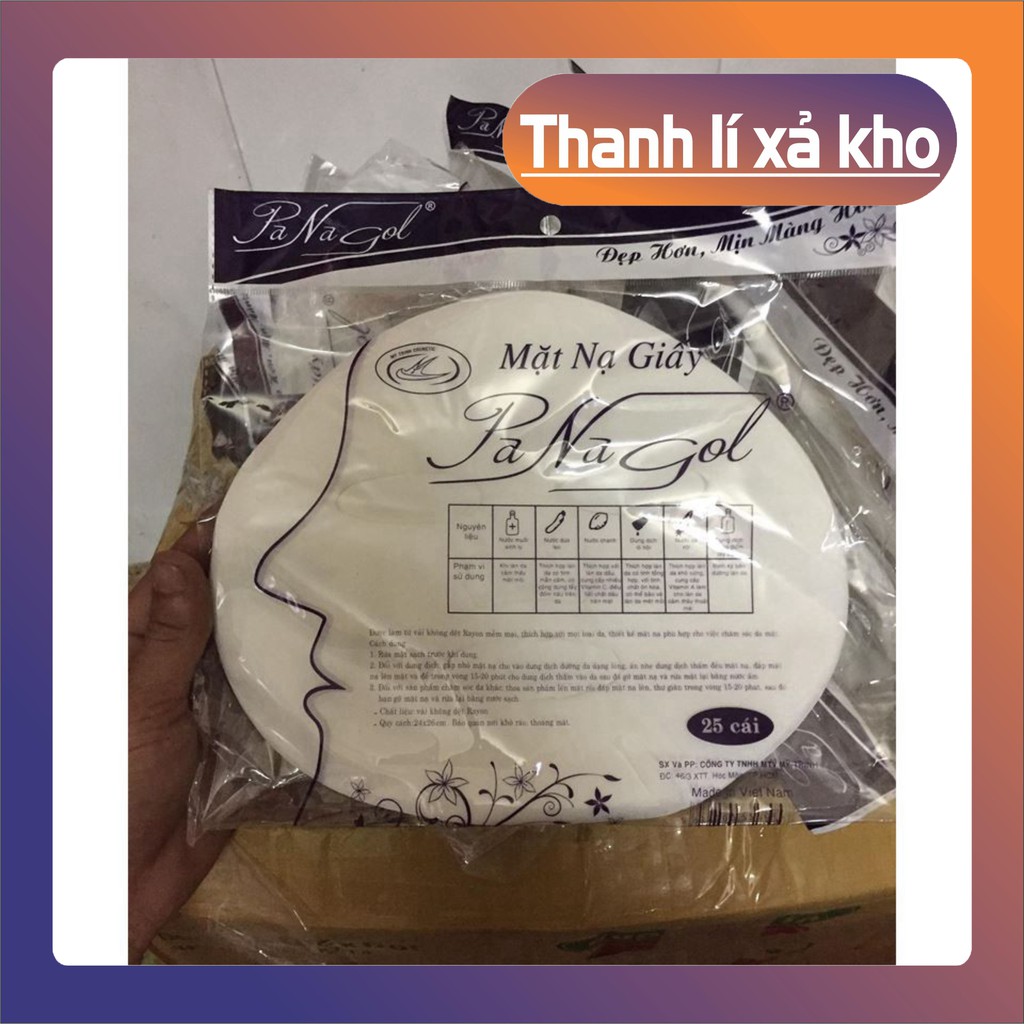 [FREESHIP_Xả kho] [FREESHIP_Thanh lí 1 ngày] Mặt Lạ Giấy Panagol ( 25 miếng)