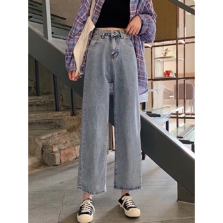 ☀️Baggy Jeans Ống Rộng Khoen