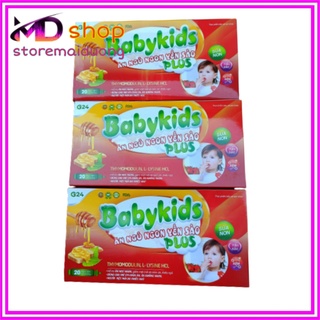 Combo 3 hộp BABYKIDS PLUS ăn ngủ ngon yến sào (CHÍNH HÃNG)