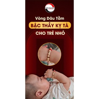 Vòng dâu tằm bình an cho bé - Phong Thủy Tam Nguyên