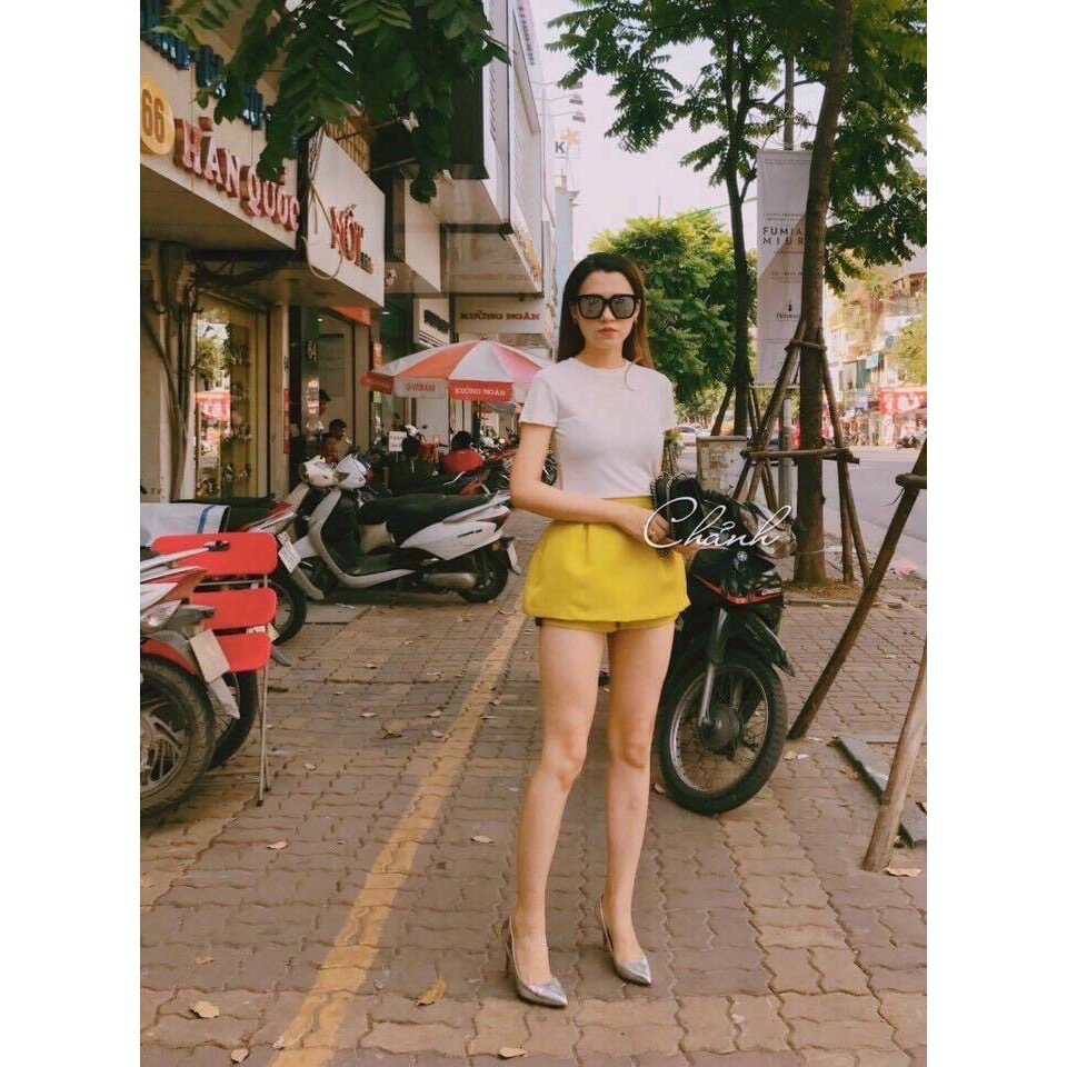 Áo phông body cộc trơn